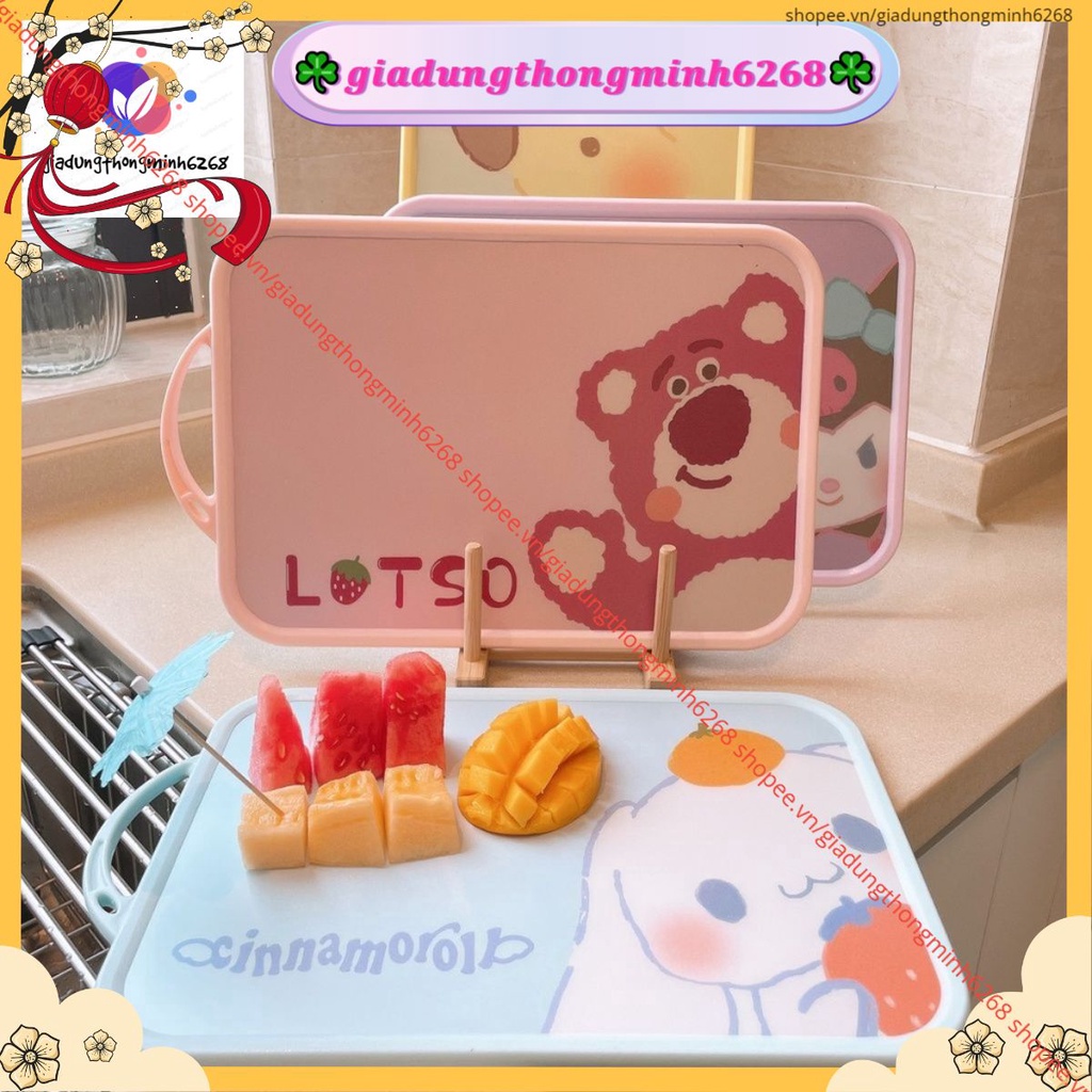 Thớt nhựa kháng khuẩn hoạ tiết hoạt hình dễ thương vói các màu tím-xanh-vàngg🍁𝒈𝒊𝒂𝒅𝒖𝒏𝒈𝒕𝒉𝒐𝒏𝒈𝒎𝒊𝒏𝒉𝟔𝟐𝟔8🍁