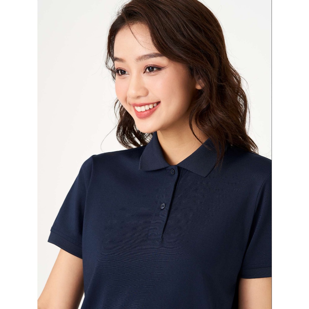 Áo polo nữ CANIFA chất liệu cotton pha 6TP23S003