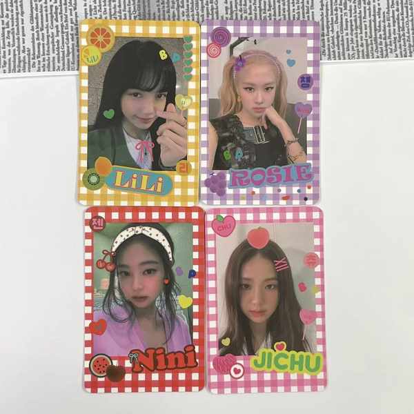 Card blackpink off card blackpink unoff  Mặc định vi khuyết điểm BLACKPINK Spring Series Xiaoka Xiuni Rosha