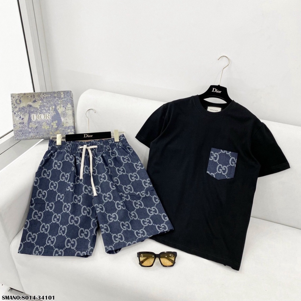 Set Đồ Thể Thao Gc Túi Xanh. Chất Liệu Cotton Thời Trang Mùa Hè #Hot #2023