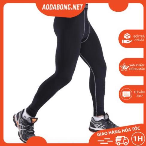 Quần giữ nhiệt nam bóng đá tập GYM-BOXING_PRO COMBAT NAM DÁNG DÀI hàng cao cấp .