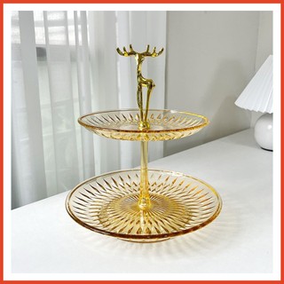   Sỉ ib  Khay 3 tầng đựng hoa quả khay bánh kẹo 3 tầng decor bàn khách tiệc cưới khai trương khay bánh kẹo spa 