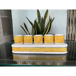 Bộ thờ cúng lư hương bát nhang bình hoa đĩa trái cây bộ áng chung ly đại bi chung nước