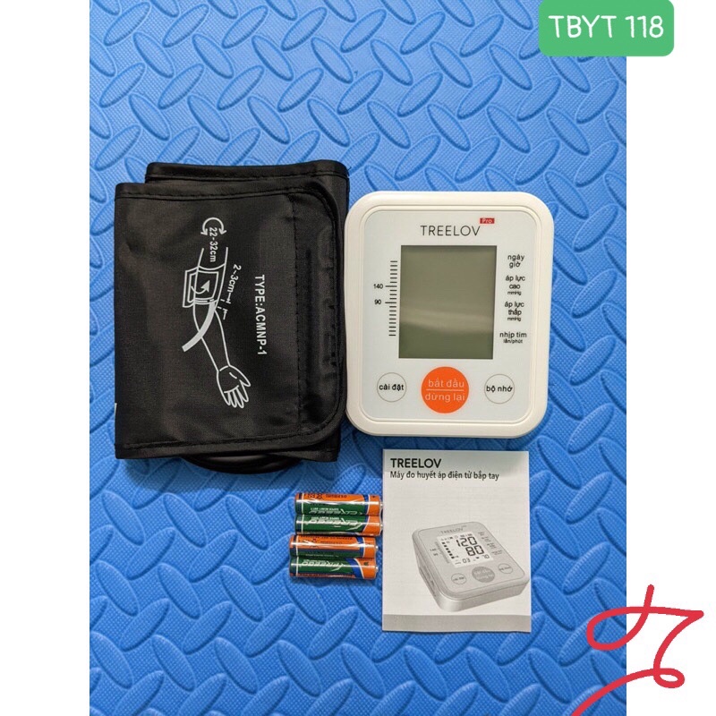 Máy đo huyết áp có giọng Treelov-B01b,Bảo hành 5 năm