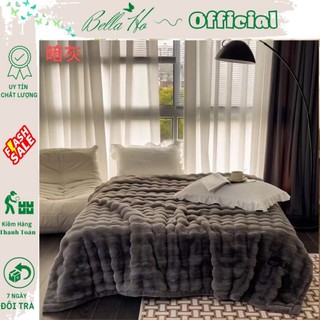 Chăn lông hồ ly cao cấp bella ho kích thước 2m x 2.3m nặng 6kg
