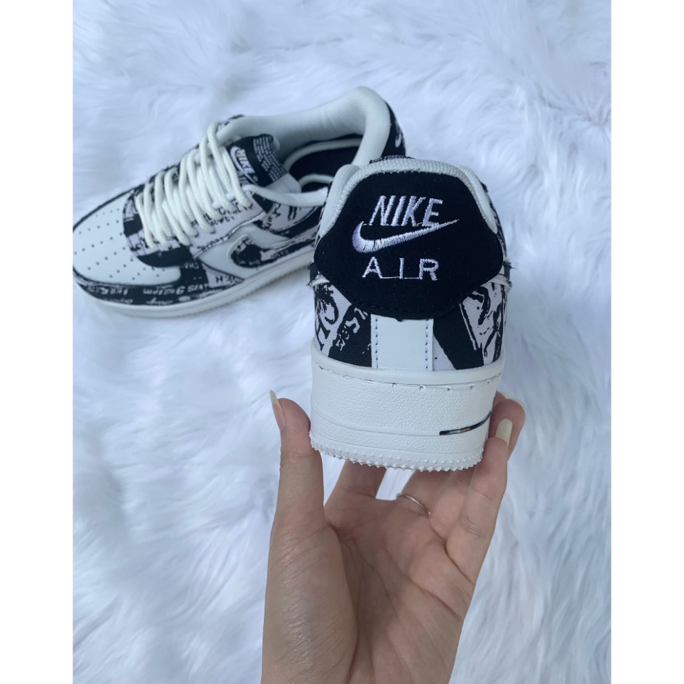 Giay Thể Thao Ni_ke mẫu mới hot hit , Giay sneaker trắng vệt đen dành cho nam ữ