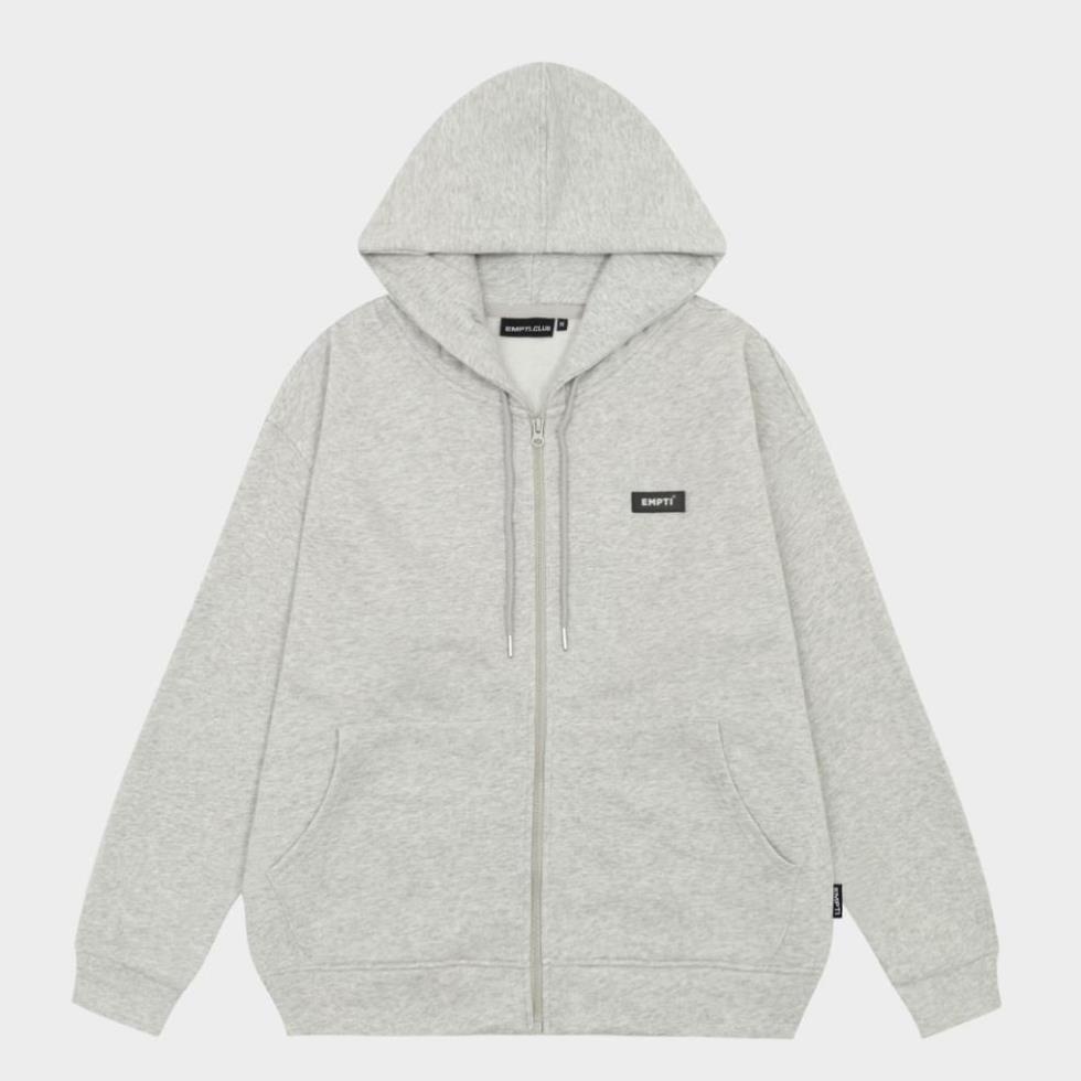 Áo Hoodie Zip EMPTI Tag Su 01 - Áo Khoác Nỉ Dây Kéo Nhiều Màu Form Rộng Unisex Localbrand.studio