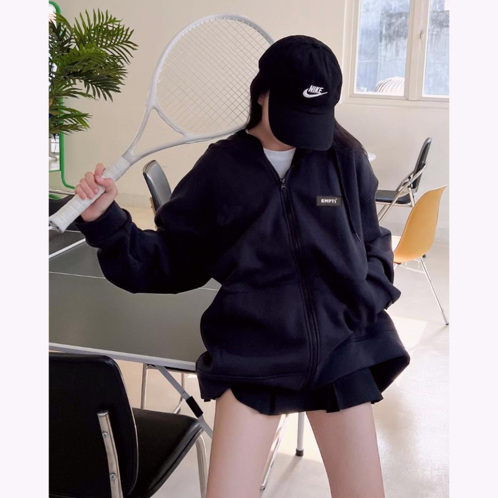 Áo Hoodie Zip EMPTI Tag Su 01 - Áo Khoác Nỉ Dây Kéo Nhiều Màu Form Rộng Unisex Localbrand.studio