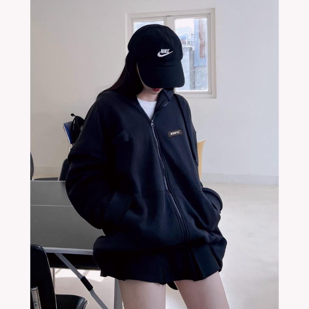 Áo Hoodie Zip EMPTI Tag Su 01 - Áo Khoác Nỉ Dây Kéo Nhiều Màu Form Rộng Unisex Localbrand.studio