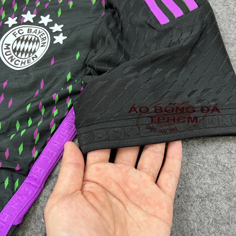 BAYE.mùa23/24 - Áo Bóng Đá bản PLAYER hàng Thái -BAYE Đen Tím 23/24