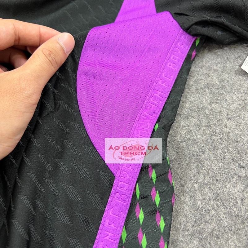 BAYE.mùa23/24 - Áo Bóng Đá bản PLAYER hàng Thái -BAYE Đen Tím 23/24