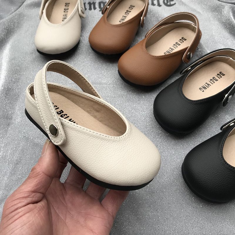 Xăng đan Đế Mềm Không Trượt Thoáng Khí Phong Cách Hàn Quốc Cho Bé Gái