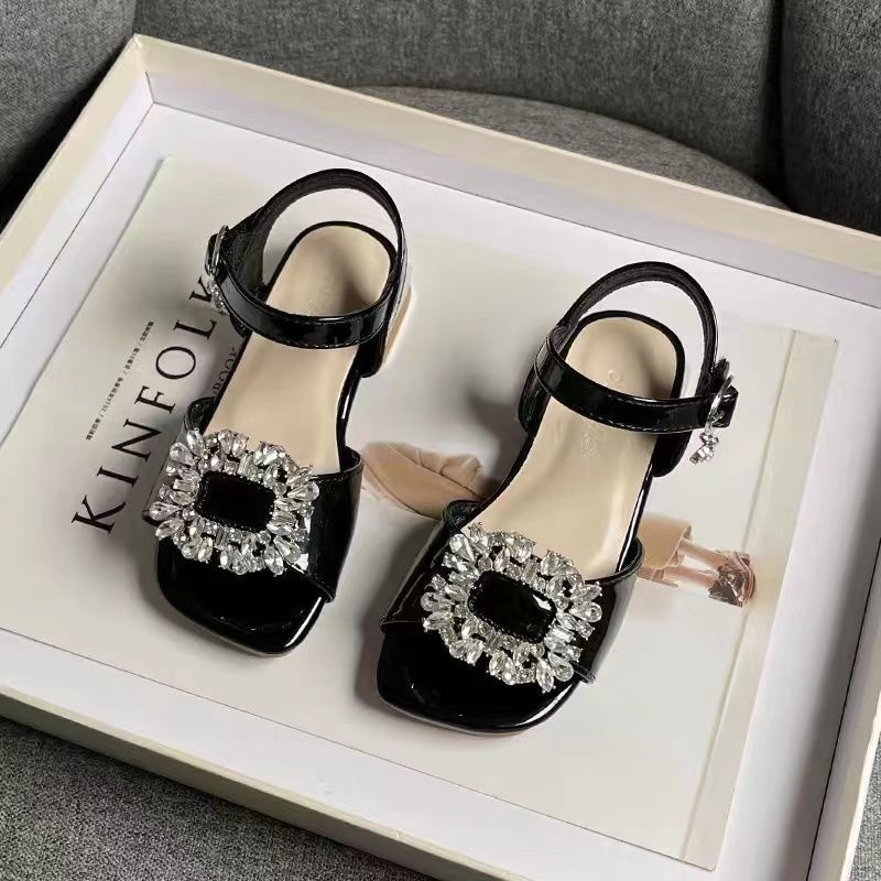 Xăng đan Cao Gót Đế Mềm Chống Trượt Kiểu Công Chúa Thời Trang Mùa Hè Cho Bé Gái