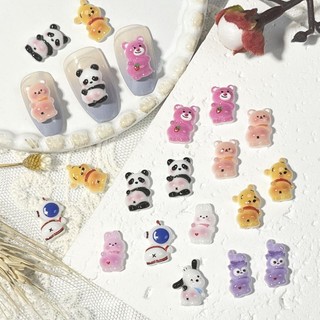 Charm con vật nhựa-charm con vật cute nail gắn móng