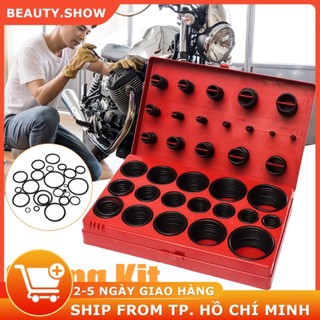 419 chiếc 32 kích cỡ Vòng chữ O Bộ gioăng cao su tròn nhiều loại cho xe hơi, hệ thống ống nước