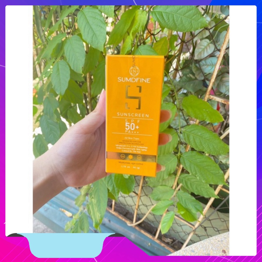 KEM chống chói SUMDFINE SUNSCREEN SPF 50+, PA +++