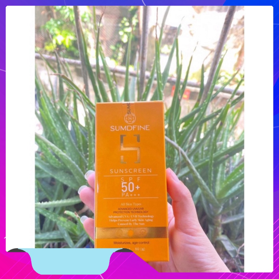 KEM chống chói SUMDFINE SUNSCREEN SPF 50+, PA +++