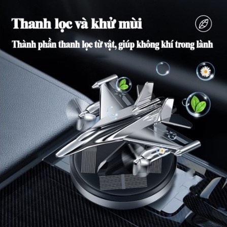 Máy bay NL mặt trời, nước hoa ô tô, trang trí taplo xe, decor bàn học, bàn làm việc, tặng kèm tinh dầu thơm