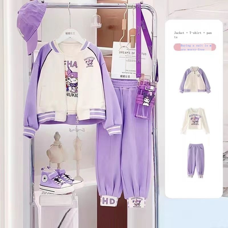 Set Đồ Thể Thao Gồm Áo Khoác cardigan Và Quần Dài Phong Cách Thời Trang Mới 2023 Dành Cho Bé Gái