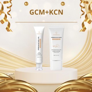 Bộ đôi giảm mụn và chống nắng YAHERA Gồm gel chấm mụn 15g và kem chống nắng 50g