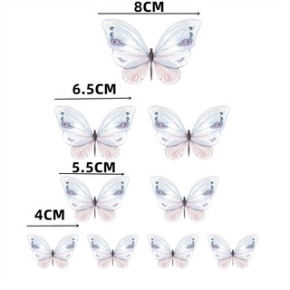 Set que cắm sắt 9 con buom màu tím mix hồng nhạt