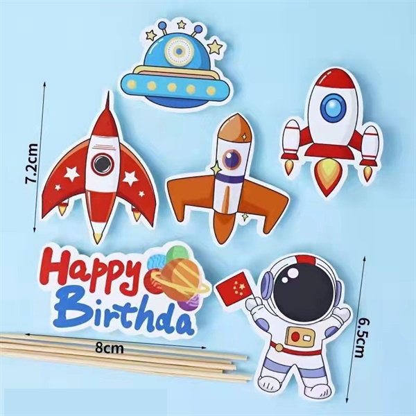 Set 6 que cắm ten lua + phi hành gia