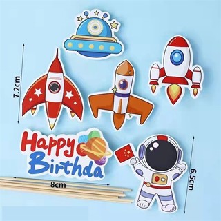 Set 6 que cắm ten lua + phi hành gia