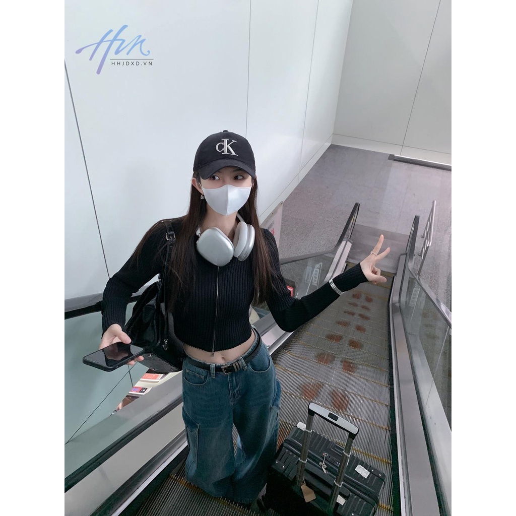 Áo cardigan Dệt Kim Hai Khóa Kéo Phong Cách Mới 2023