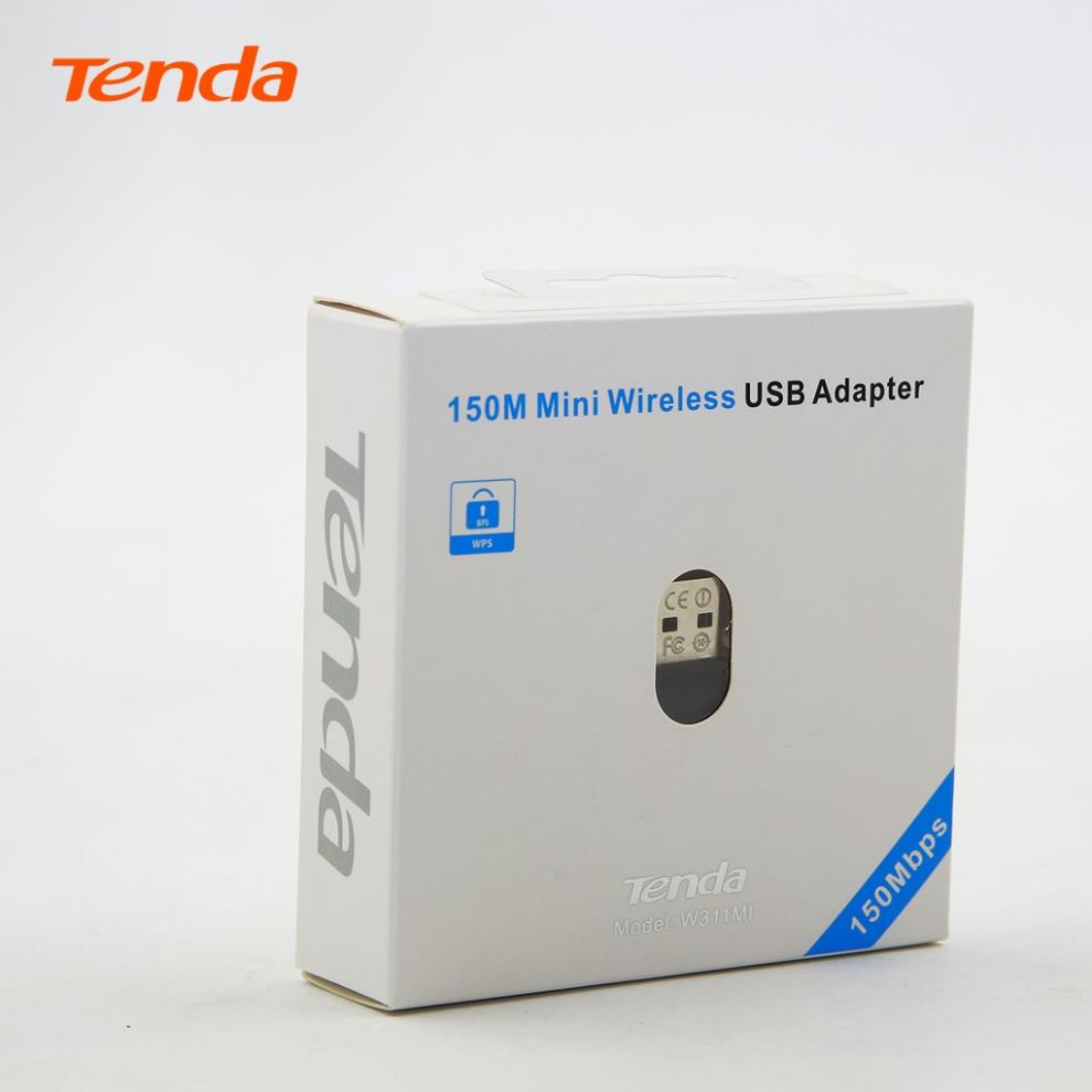 Tenda USB Wifi W311Mi Siêu Nhỏ Gon Dùng Cho PC Laptop Dùng Thu WIFI chuẩn wifi N tốc độ 150Mbps Hàng Chính Hãng BH 36T