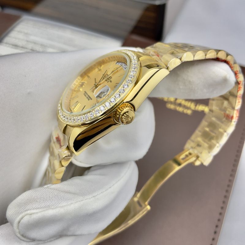 Đồng hồ nam Rolex Day Date cơ Automatic đẳng cấp doanh nhân BH 24 Tháng