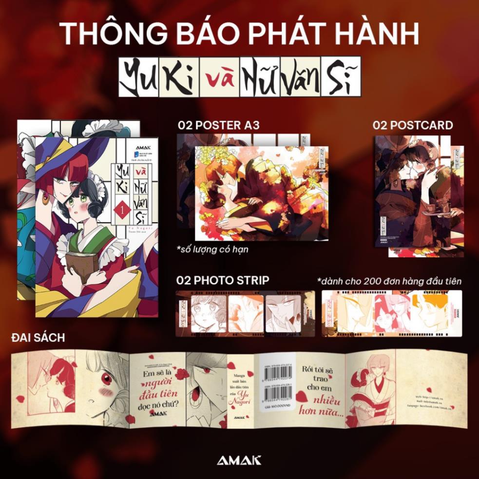 Truyện tranh Yuki và nữ văn sĩ - Tập 1 + 2 - Girls Love - AMAK