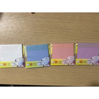 2 XẤP [ NOTE TRONG 3X3 ] Giấy note nhựa trong suốt 3x3