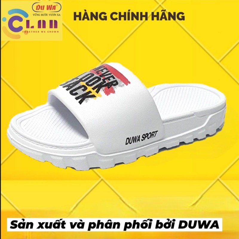 DH227-2 DÉP NAM NỮ UNISEX QUAI NGANG ĐÚC [HÀNG DUWA CHÍNH HÃNG]