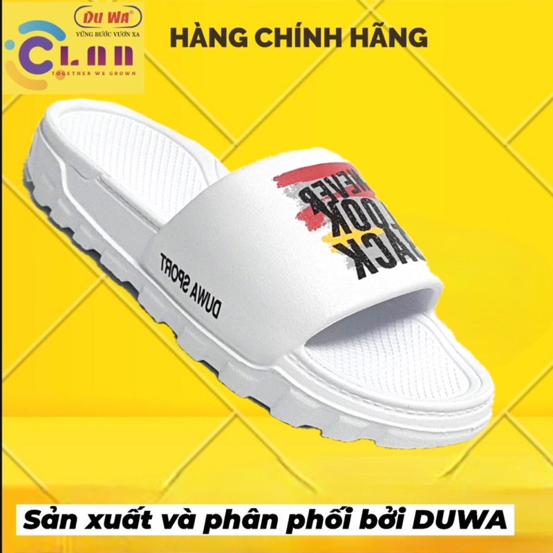 DH227-2 DÉP NAM NỮ UNISEX QUAI NGANG ĐÚC [HÀNG DUWA CHÍNH HÃNG]