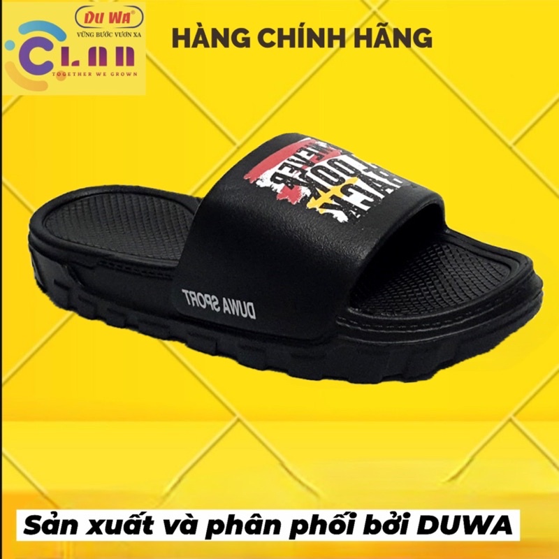 DH227-2 DÉP NAM NỮ UNISEX QUAI NGANG ĐÚC [HÀNG DUWA CHÍNH HÃNG]