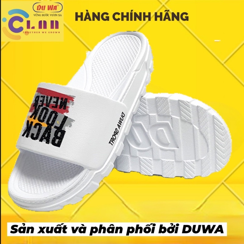 DH227-2 DÉP NAM NỮ UNISEX QUAI NGANG ĐÚC [HÀNG DUWA CHÍNH HÃNG]