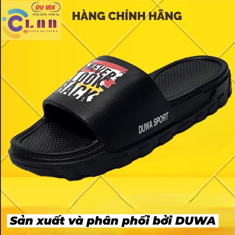 DH227-2 DÉP NAM NỮ UNISEX QUAI NGANG ĐÚC [HÀNG DUWA CHÍNH HÃNG]