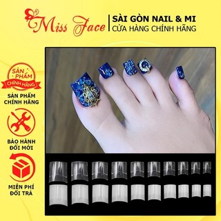 Móng nối chân trong - đục , móng tip chân chuẩn form dạng gói