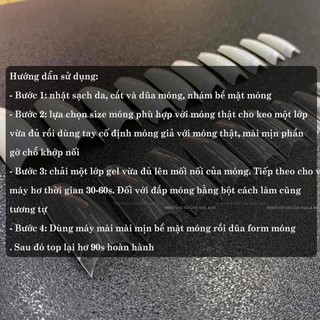 Móng nối HSM - Móng tip HSM dạng gói đủ size ( 500pcs)