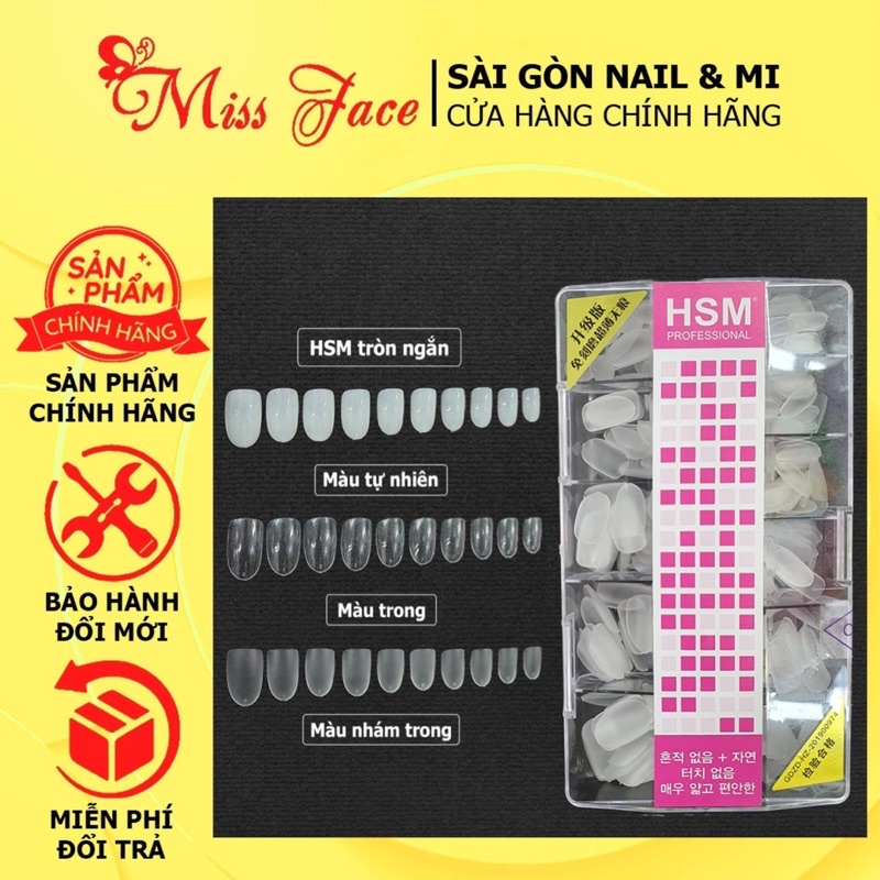 Móng Úp HSM Tròn Ngắn- Bền Dẻo