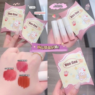 Set 3 son kem Vongee cute nội địa Trung