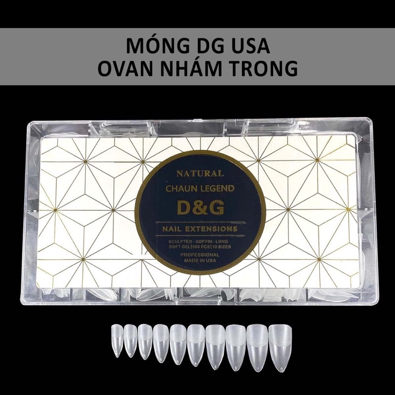 Móng up D&G cao cấp nhám sẵn 2 mặt móng - Móng up siêu dẻo bền đẹp DG