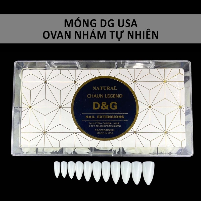 Móng up D&G cao cấp nhám sẵn 2 mặt móng - Móng up siêu dẻo bền đẹp DG