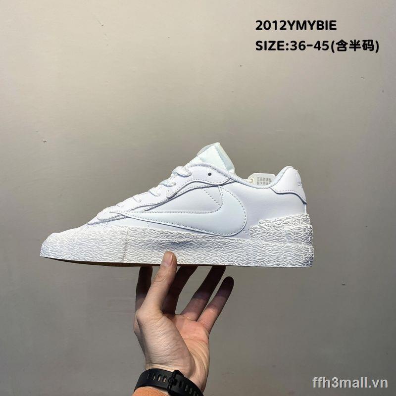 Sacai Giày Thể Thao unisex Màu Trắng Phong Cách Châu Âu 2012ymybie Size 36-45