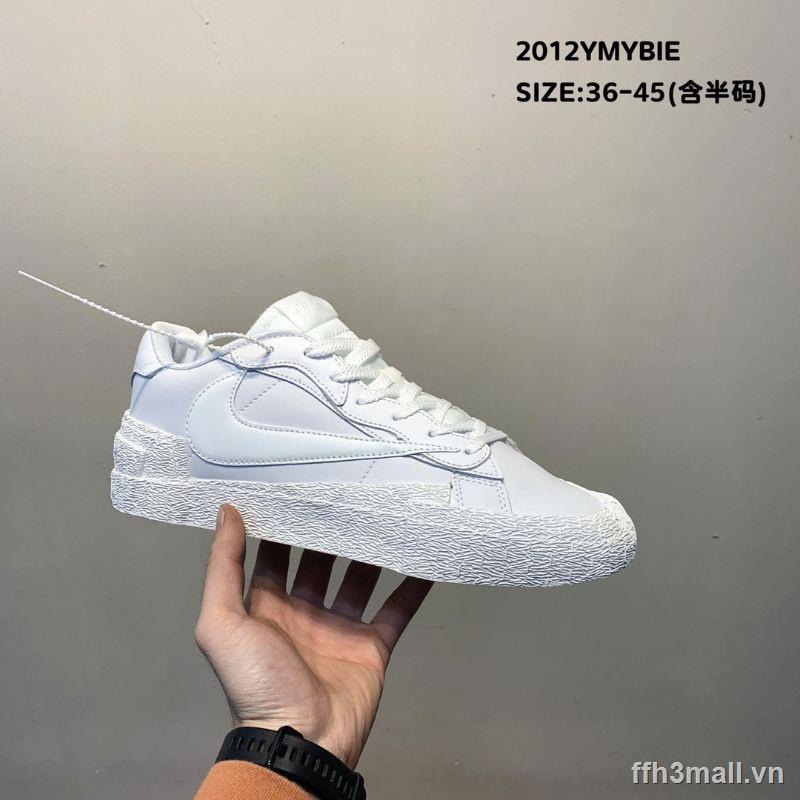 Sacai Giày Thể Thao unisex Màu Trắng Phong Cách Châu Âu 2012ymybie Size 36-45