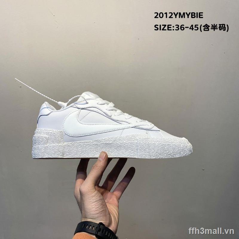 Sacai Giày Thể Thao unisex Màu Trắng Phong Cách Châu Âu 2012ymybie Size 36-45