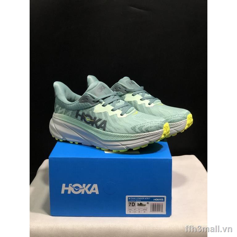 Giày Thể Thao hoka one challenger atr 7 gtx Màu Xanh Lá / Xám Thời Trang