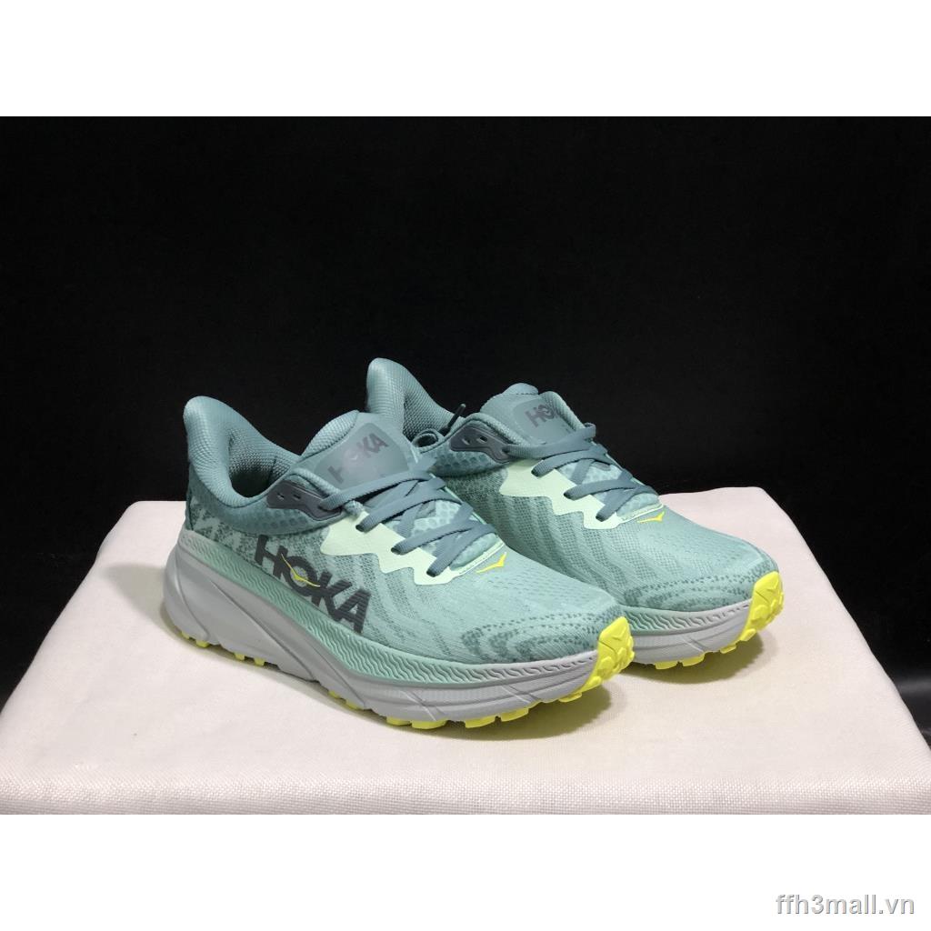 Giày Thể Thao hoka one challenger atr 7 gtx Màu Xanh Lá / Xám Thời Trang