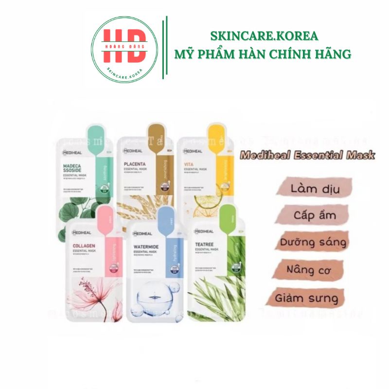 [Mẫu mới] Mặt Nạ Giấy Mediheal Essential Mask