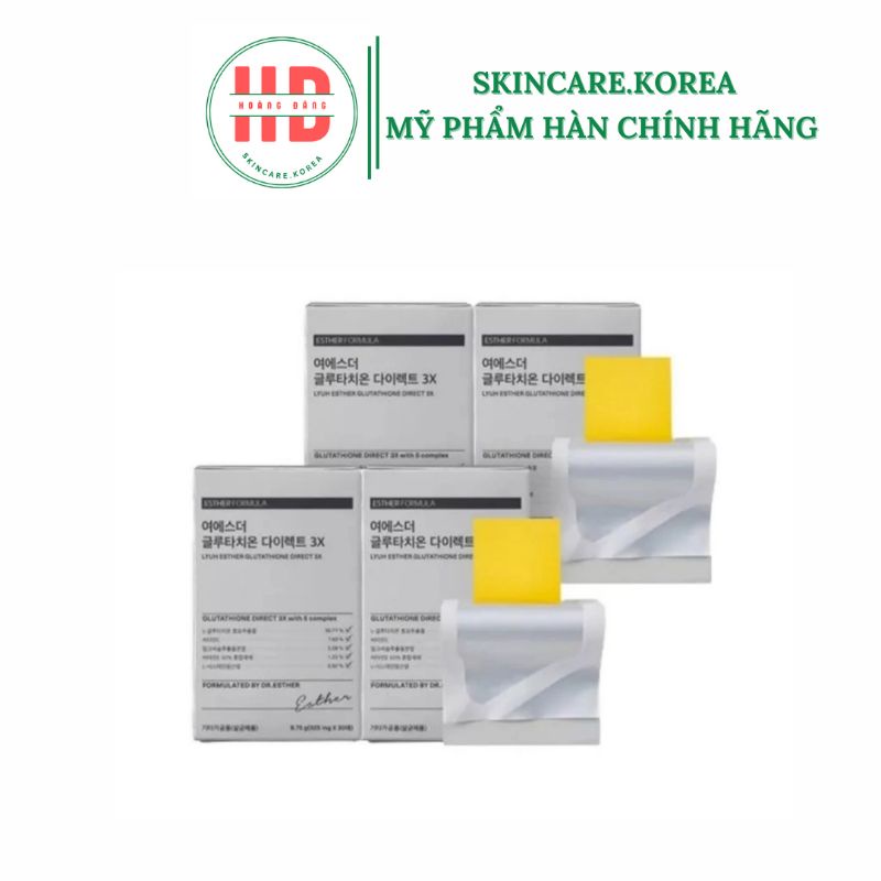 Miếng ngậm trắng da ESTHER FORMULA  hộp 30 film